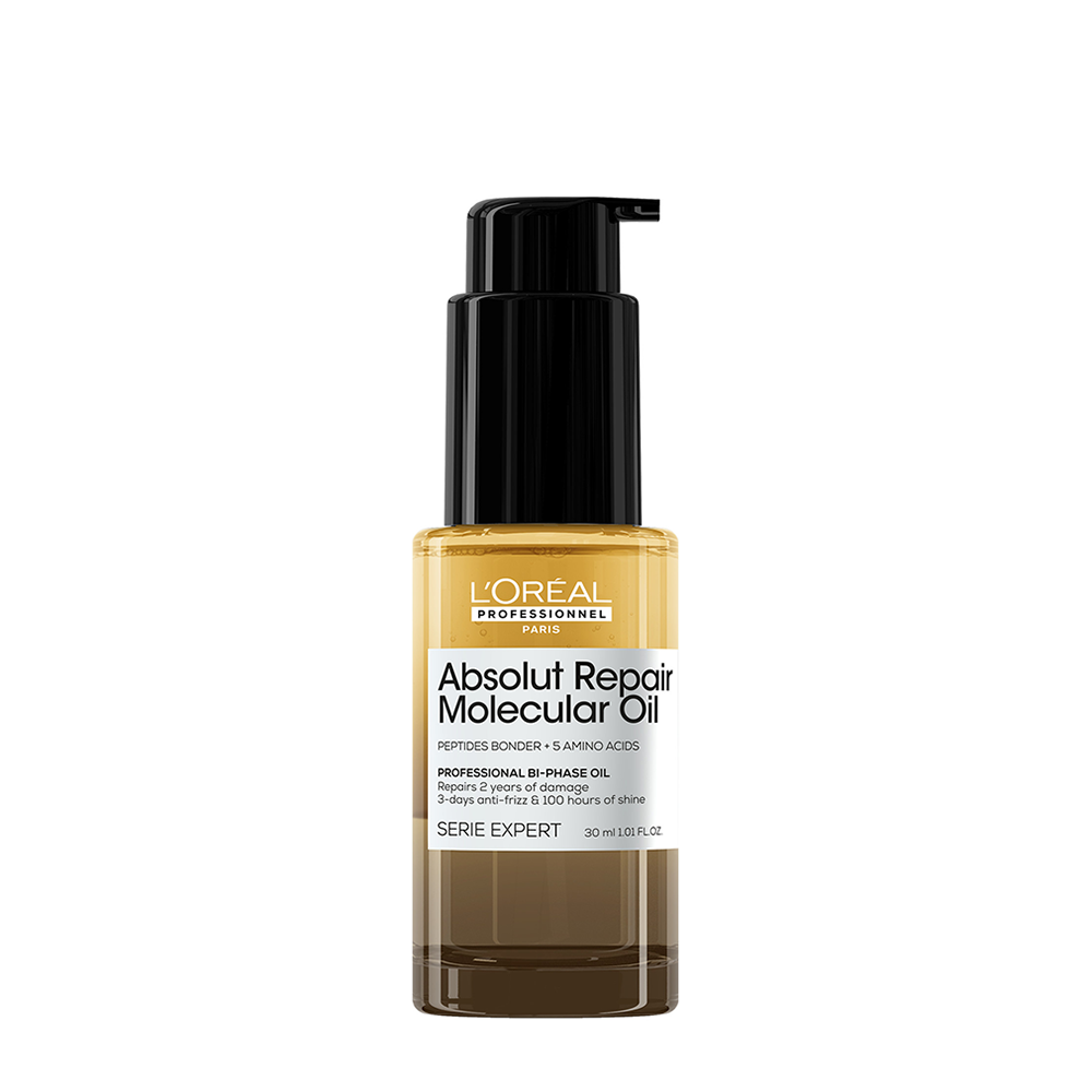 L'OREAL PROFESSIONNEL Масло молекулярное двухфазное, мини / Absolut Repair Molecular 30 мл, фото 1