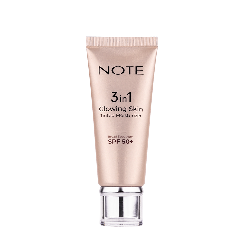 NOTE Крем увлажняющий 3в1 с тональным эффектом для сияющей кожи / 3in1 Glowing Skin Tinted Moisturizer 30 мл, фото 1