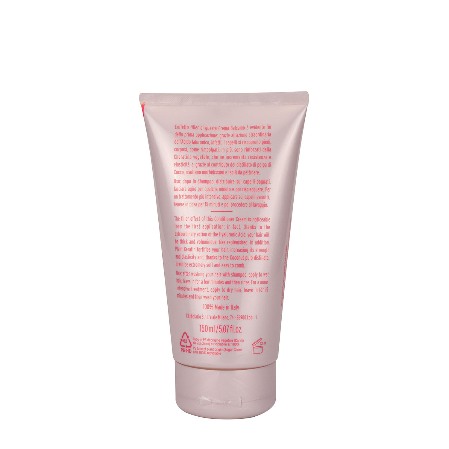 LERBOLARIO Кондиционер для волос с гиалуроновой кислотой / Hyaluronic Acid Light & Volume Conditioner 150 мл, фото 3