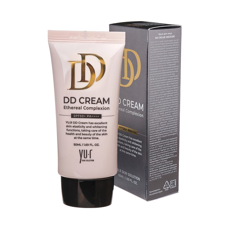YU.R Крем для лица / DD Cream medium 50 мл, фото 3