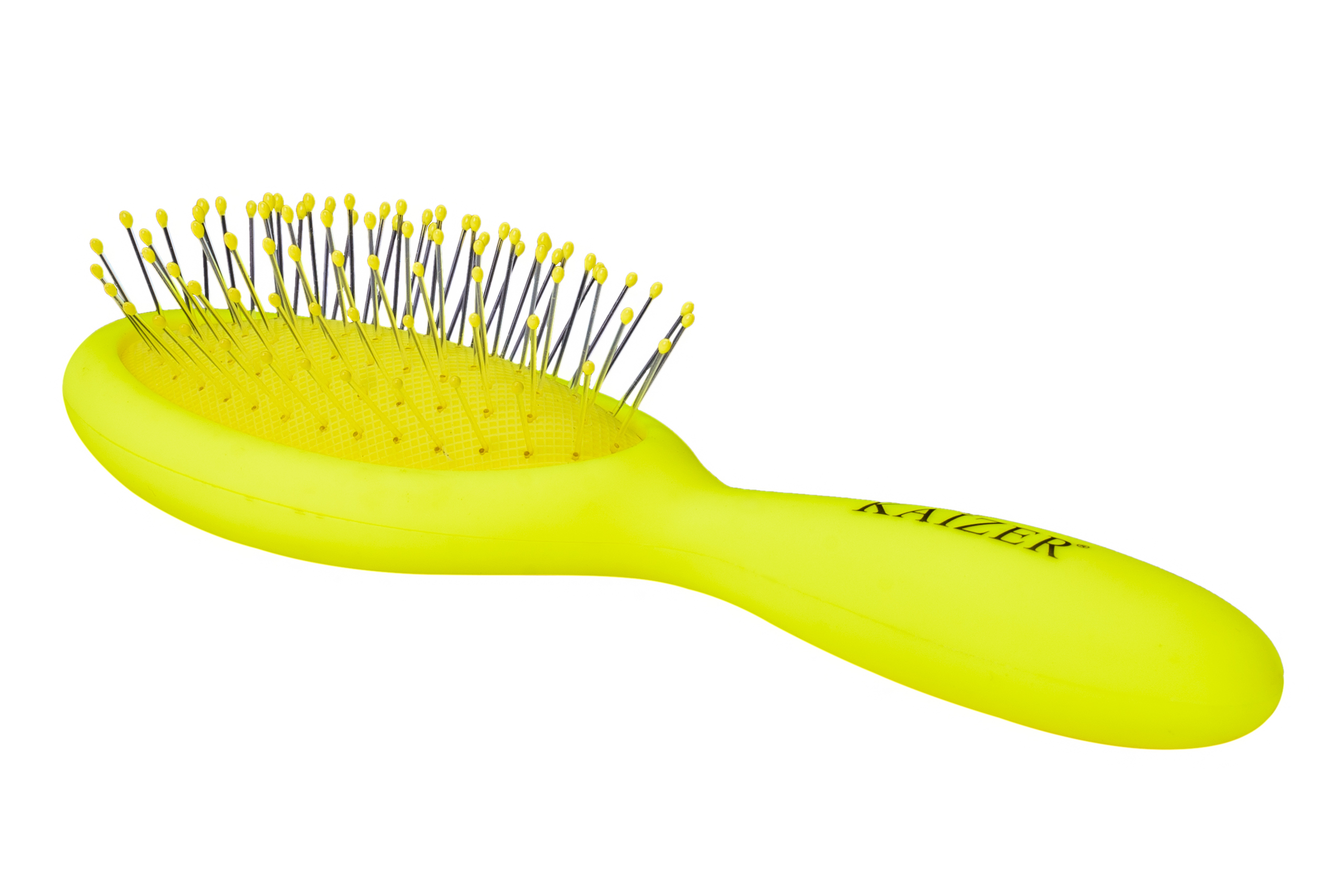 KAIZER Расческа массажная, мини, желтая, фото 5