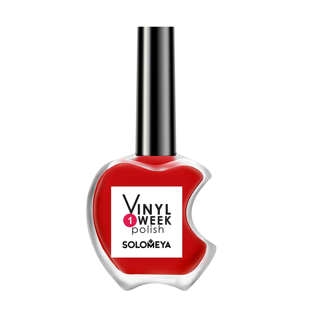 SOLOMEYA 26 лак недельный для ногтей / One Week Vinyl Polish Fire energy 13 мл, фото 1