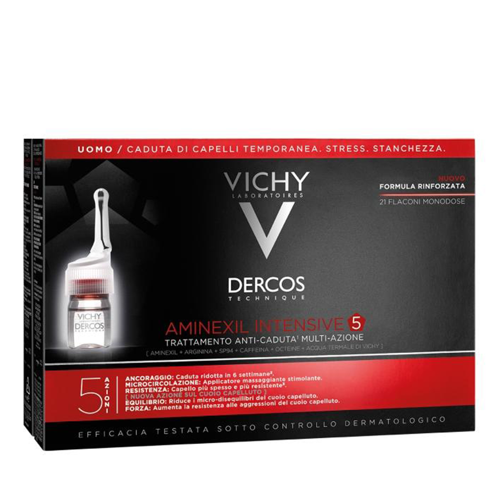 VICHY Средство против выпадения волос для мужчин / Dercos Aminexil 21 х 6 мл, фото 1