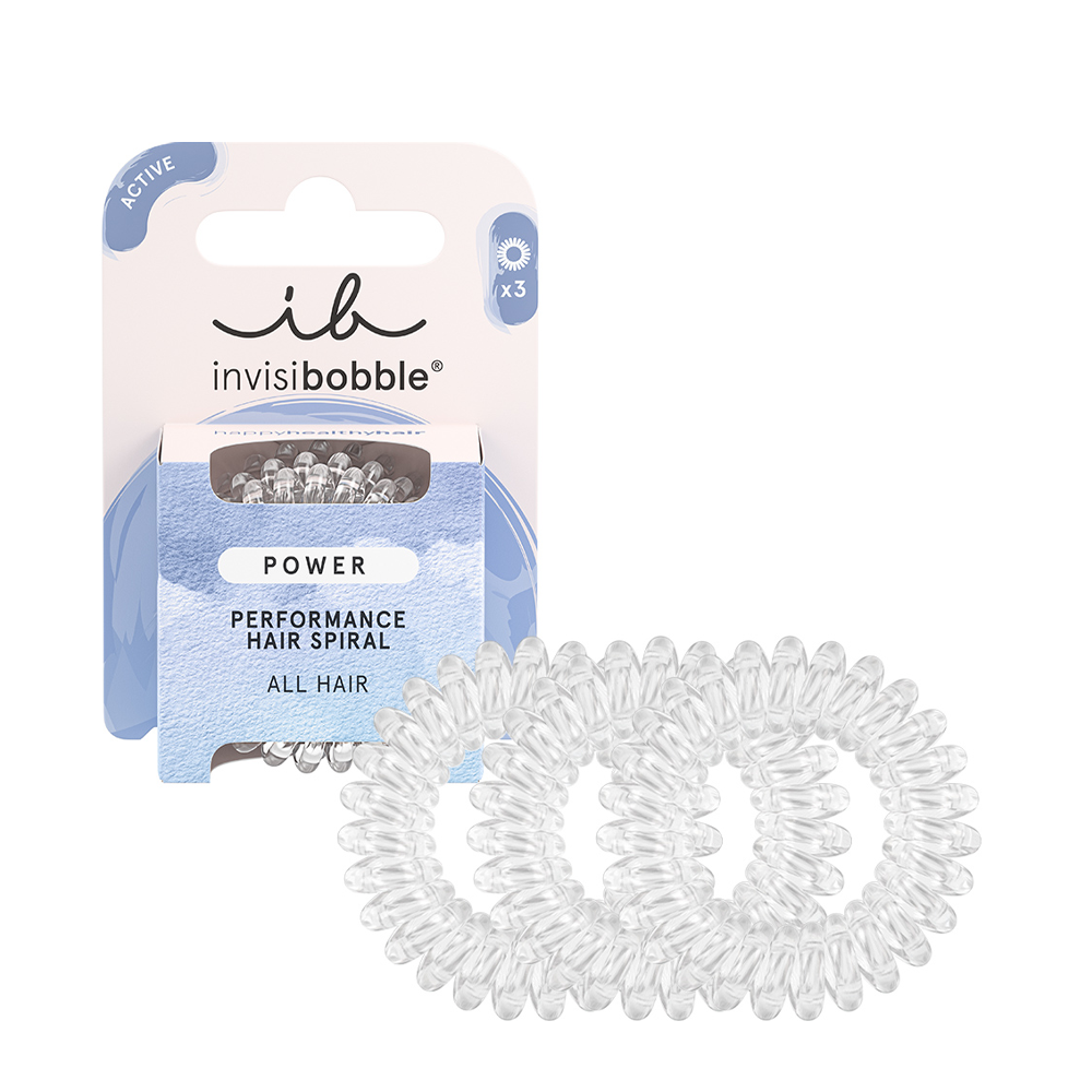 INVISIBOBBLE Резинка-браслет для волос / invisibobble POWER Crystal Clear (в картоне), фото 1