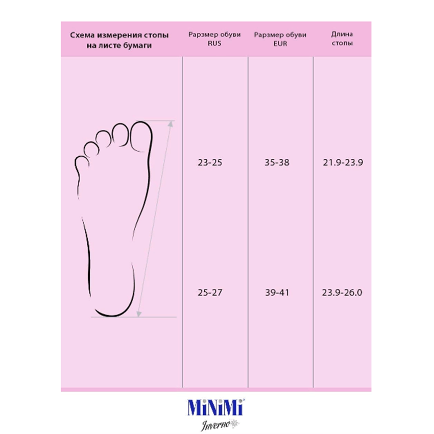 MINIMI Носки Lilla (ONE SIZE) / MINI INVERNO 3301, фото 4