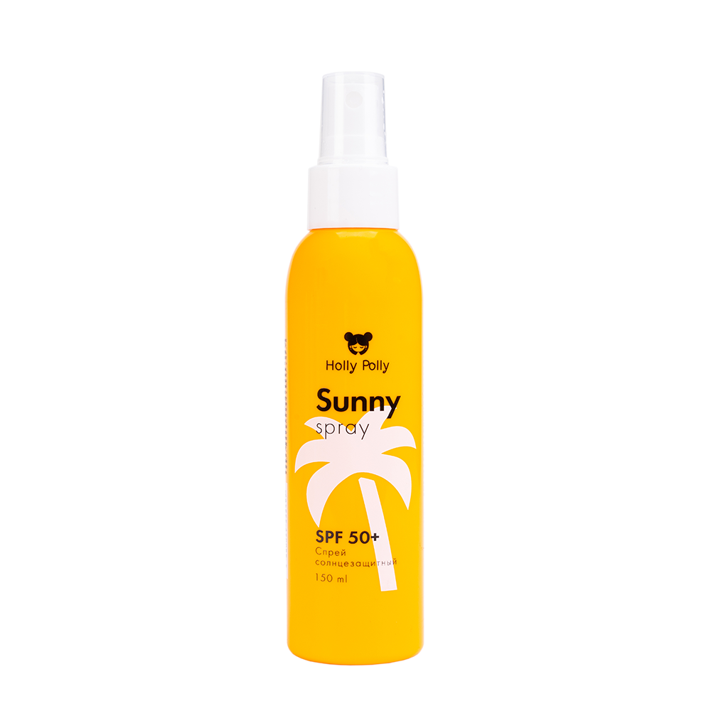 HOLLY POLLY Спрей солнцезащитный для лица и тела SPF 50+ / Holly Polly Sunny 150 мл, фото 1