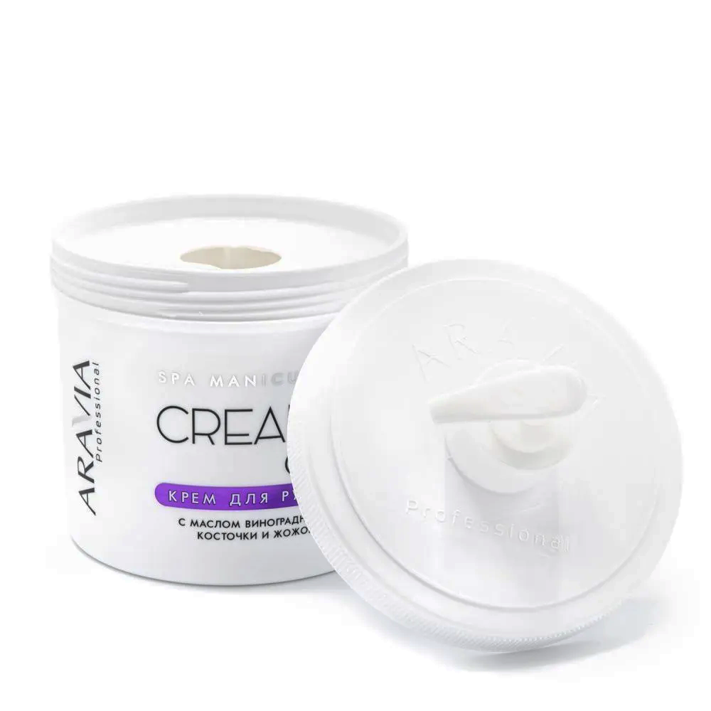 ARAVIA Professional Крем с маслом виноградной косточки и жожоба для рук / Cream Oil 550 мл, фото 2