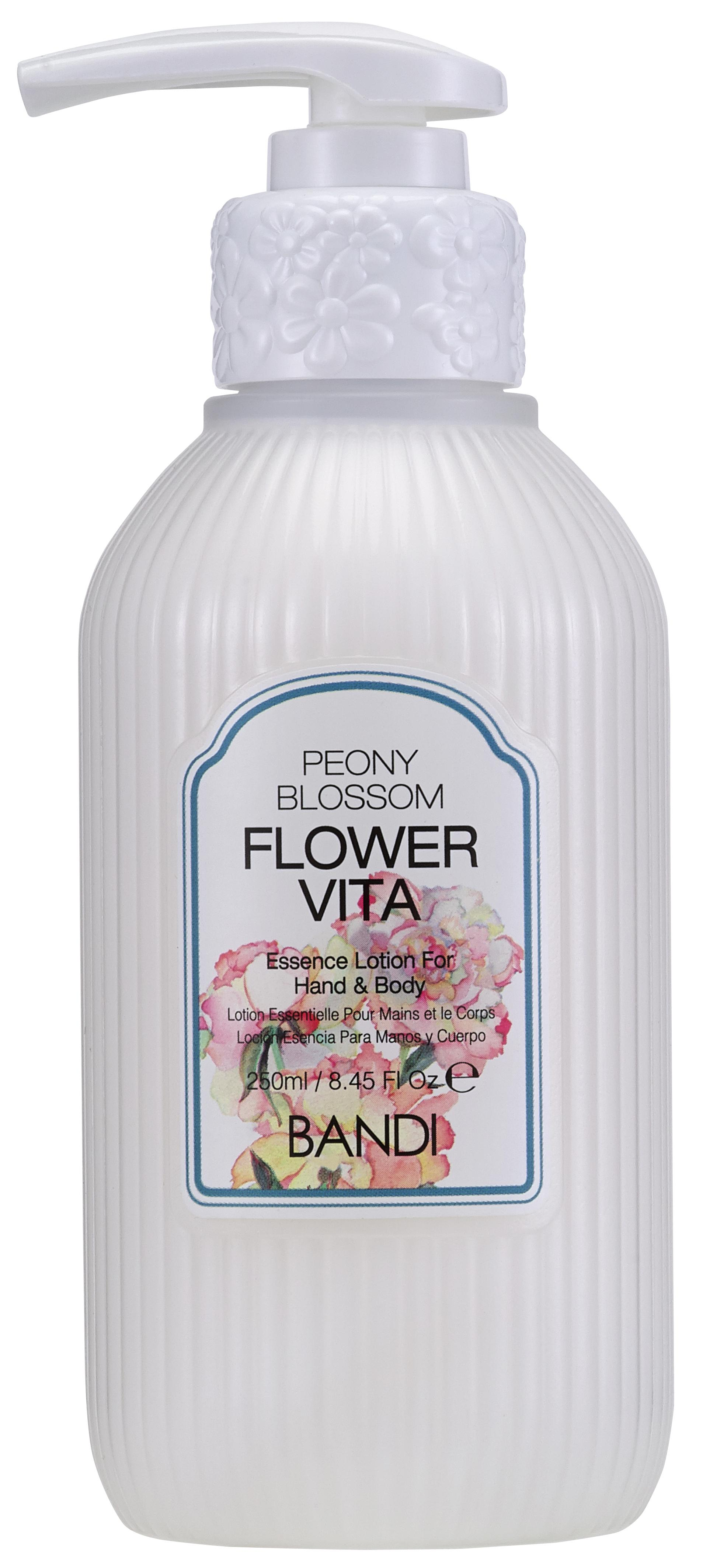 BANDI Лосьон для рук Пион / FLOWER VITA ESSENCE LOTION PEONY BLOSSOM 250 мл, фото 1