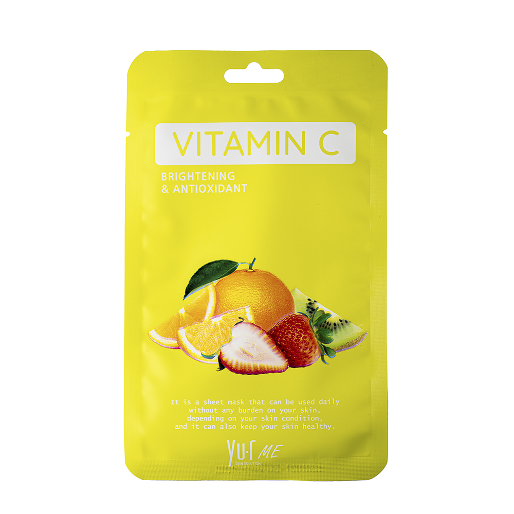 YU.R Маска для лица с витамином С / Yu.r Me Vitamin C Sheet Mask, фото 1