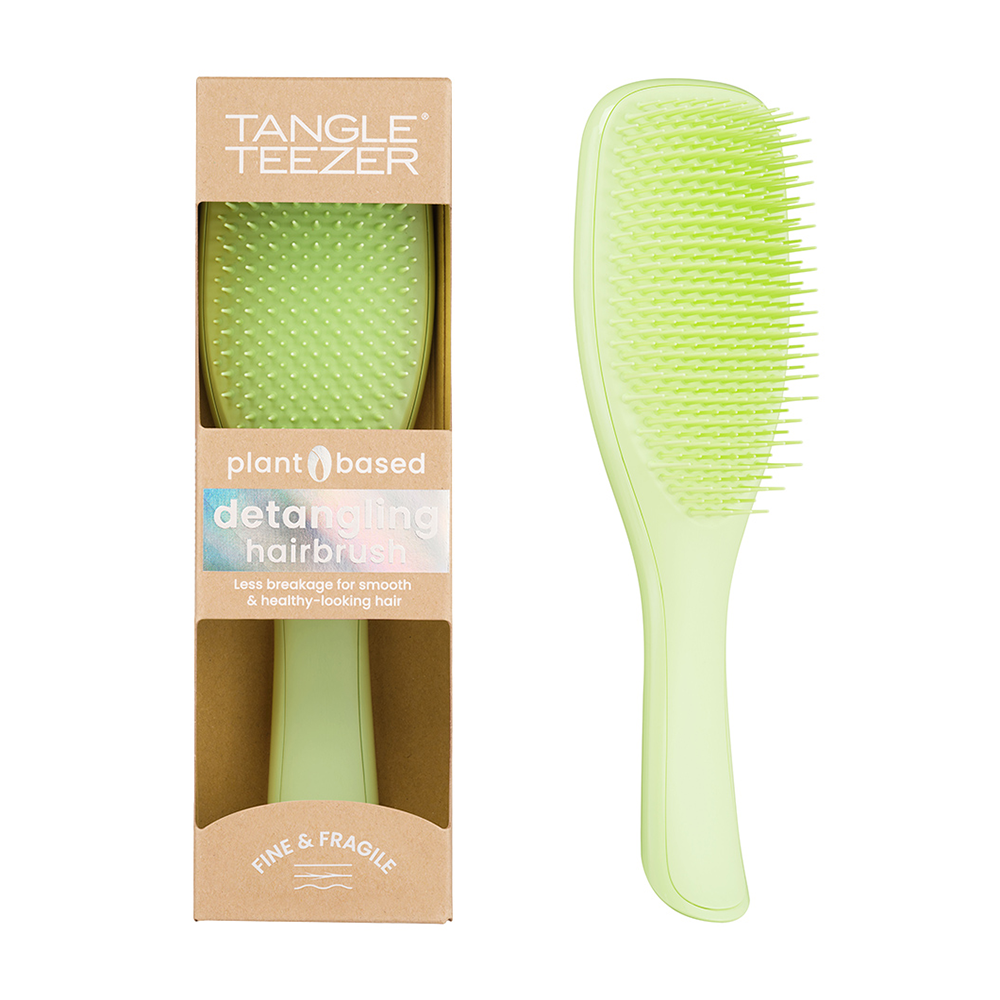 TANGLE TEEZER Расческа для волос / The Ultimate Detangler Plant Brush Fine & Fragile Cool Matcha, фото 6