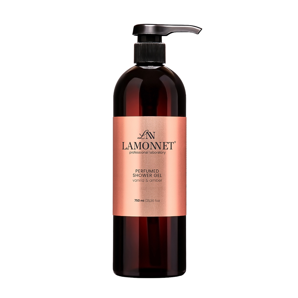 LAMONNET Гель парфюмированный для душа, ваниль и амбра / LAMONNET 750 мл, фото 1