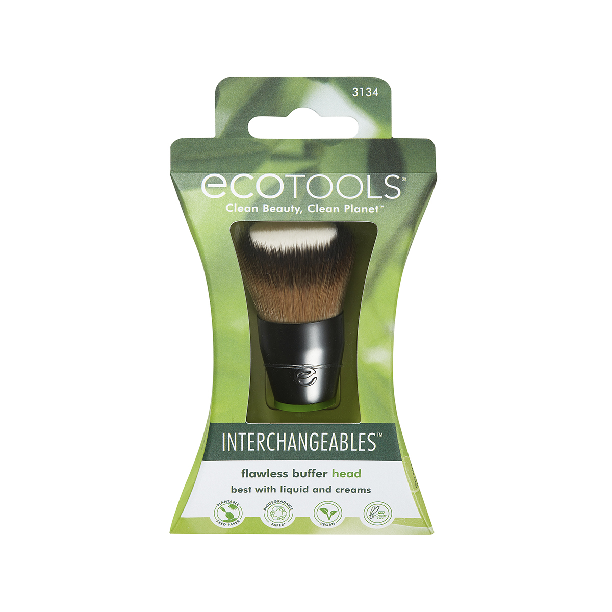 ECOTOOLS Кисть-насадка сменная для тональной основы / Interchangeables Flawless Buffer Head, фото 4