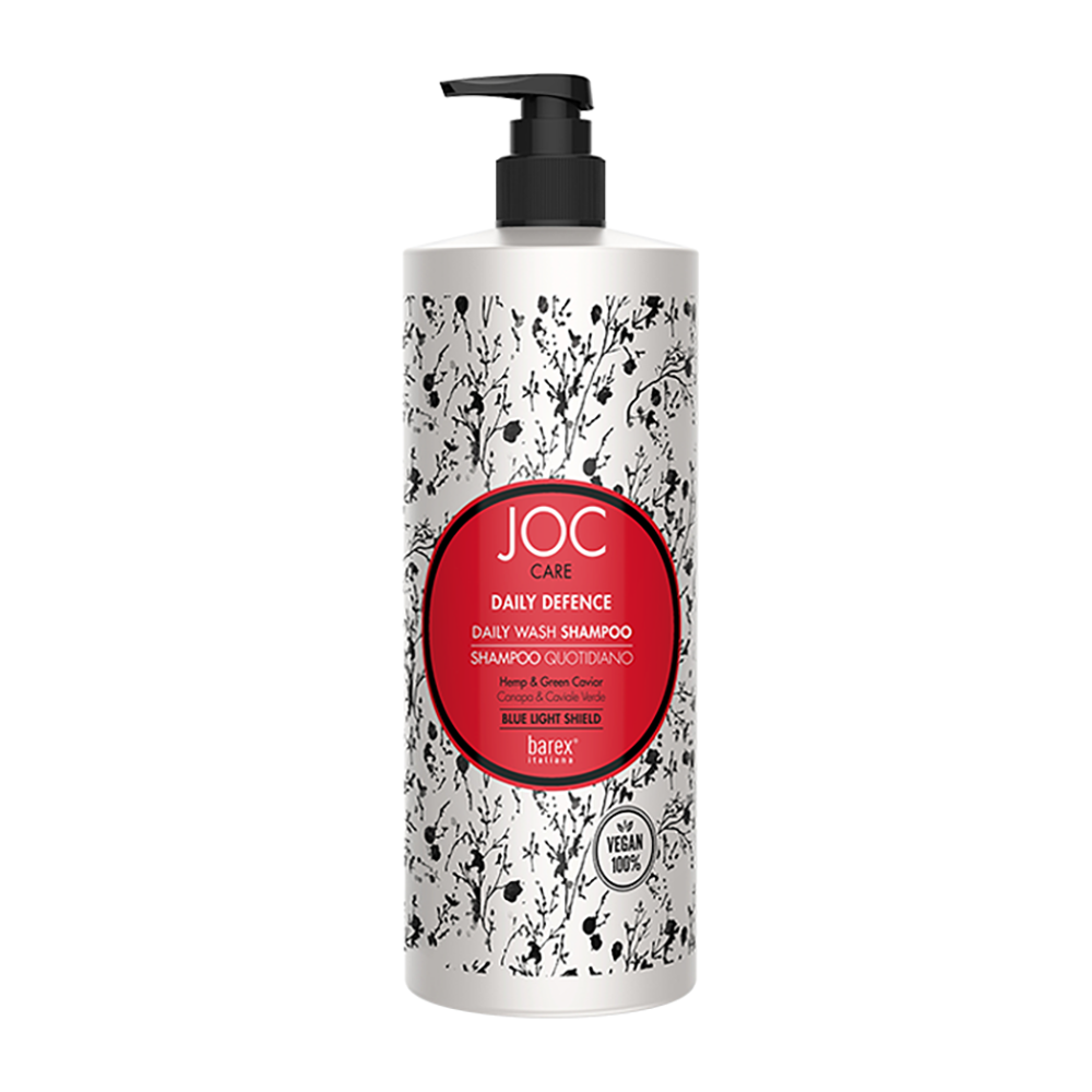 BAREX Шампунь для ежедневного применения с коноплей и зеленой икрой / JOC CARE DAILY DEFENCE 1000 мл, фото 1