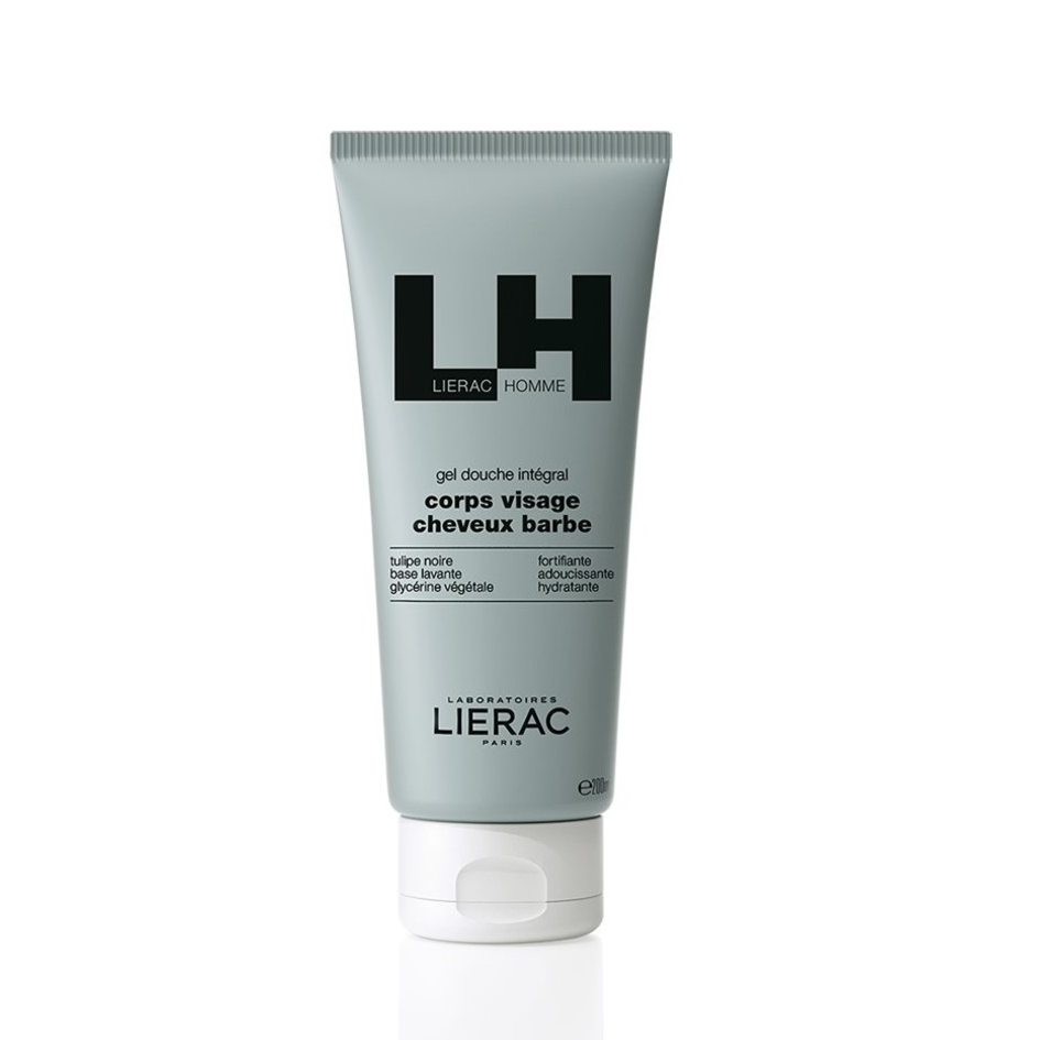 LIERAC Гель для душа для мужчин 3 в 1: для лица, тела и волос / ЛИЕРАК ОМ 200 мл, фото 1