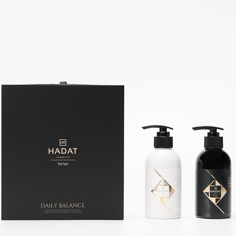 HADAT COSMETICS Набор для волос (шампунь 250 мл + кондиционер 250 мл) Daily Balance, фото 2