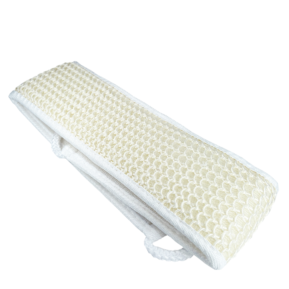 DEWAL BEAUTY Мочалка для тела, с ручками, натуральный цвет, лен + хлопок, 71 х 90 х 0,7 см, фото 1