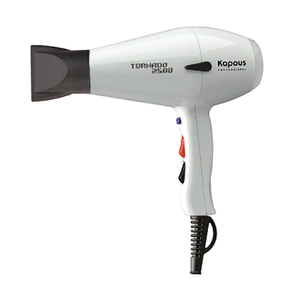 KAPOUS Фен профессиональный Kapous Tornado 2500, белый, фото 1