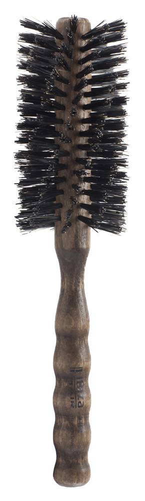 IBIZA HAIR Щетка круглая, закрученная для укладки волос, диаметр 55 мм (красное дерево), фото 1