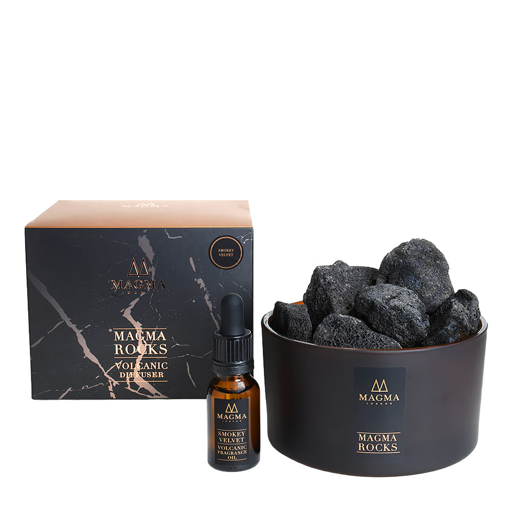 MAGMA LONDON Аромадиффузор из вулканической лавы, дымчатый бархат / Magma London 15 мл, фото 1
