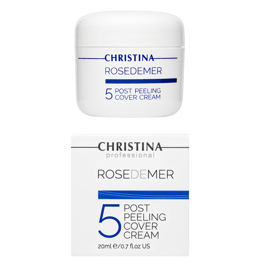 CHRISTINA Крем постпилинговый тональный защитный (шаг 5) / Post Peeling Cover Cream Rose de Mer 20 мл, фото 2