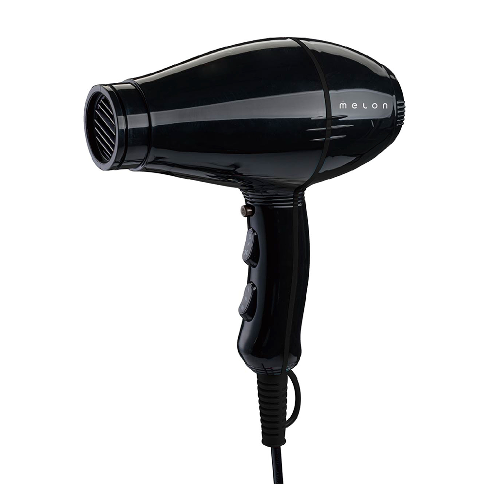 MELON PRO Фен профессиональный для волос VIXEN3 Компакт, черный, 2 насадки-концентратора + диффузор 2200W, фото 2