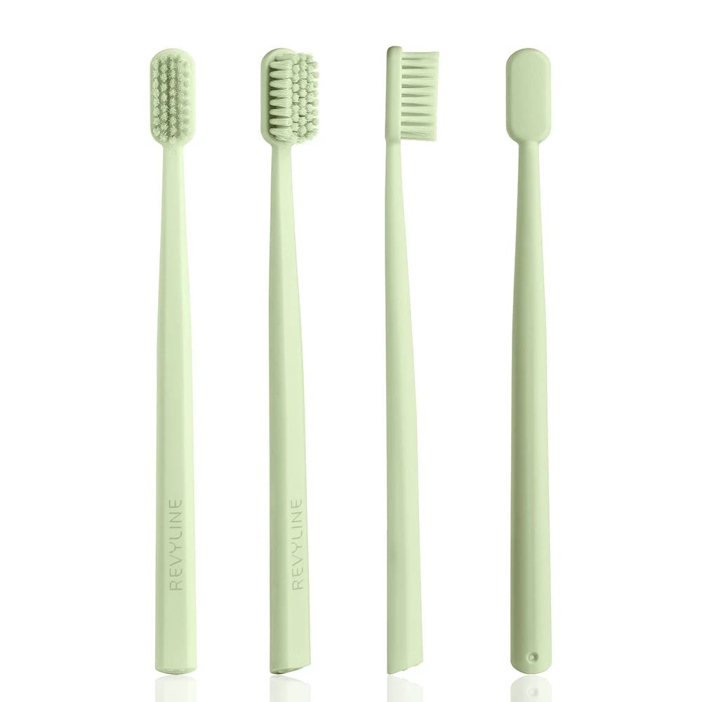 REVYLINE Набор зубных щеток / SM6000 Smart Trio Limpet shell + White grape + Lime cream 3 шт, фото 4