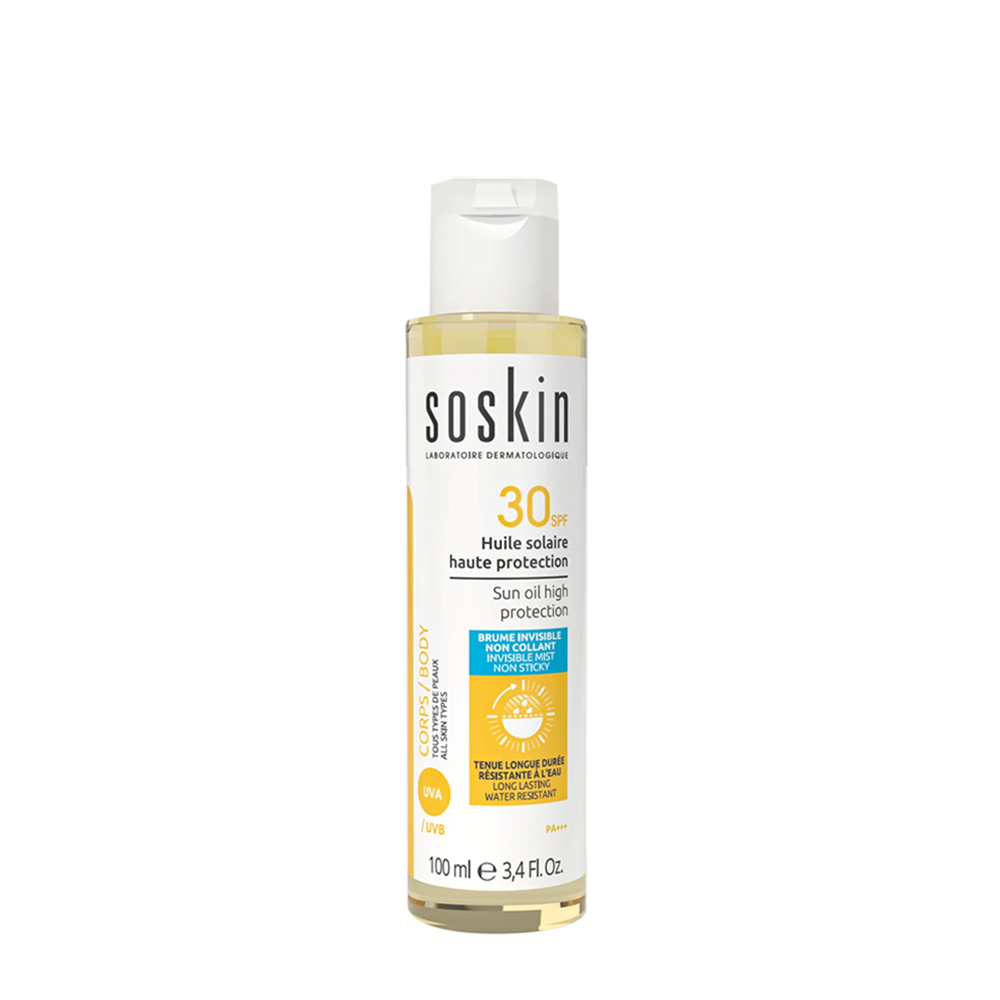 SOSKIN Масло солнцезащитное SPF30 / Low-Tox® Sun Oil High Protection 100 мл, фото 1