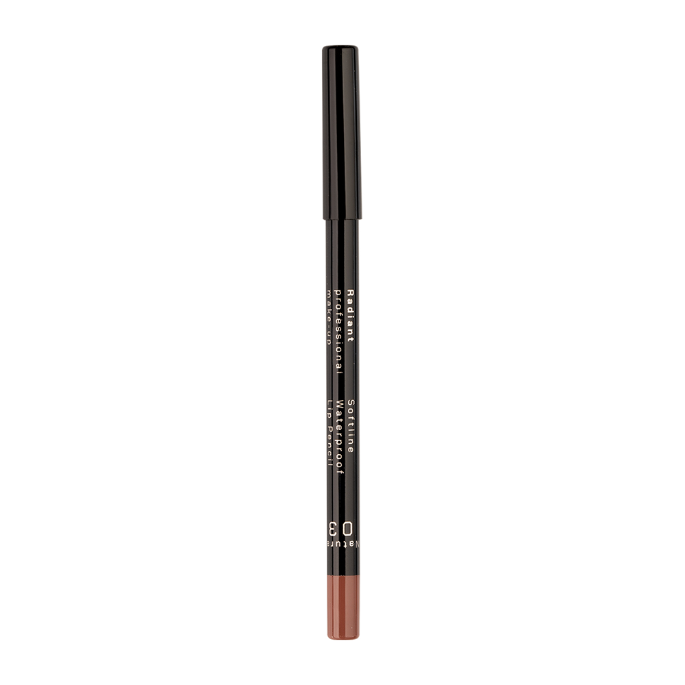 RADIANT PROFESSIONAL MAKE-UP Карандаш для губ водостойкий, 03 натуральный / Softline Waterproof Lip Pencil 1,2 гр, фото 2