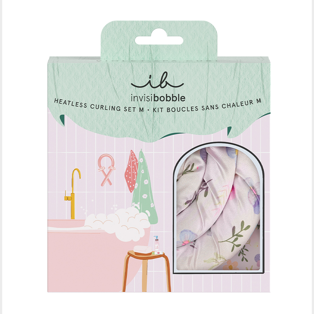 INVISIBOBBLE Набор аксессуаров для создания локонов, диаметр бигуди M / invisibobble SET Oasis Violet Spa Curl, фото 1
