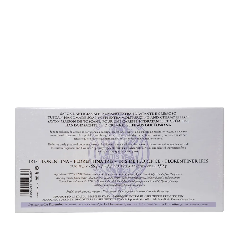 LA FLORENTINA Набор мыла флорентийский ирис / Florentina Iris 3*150 гр, фото 3