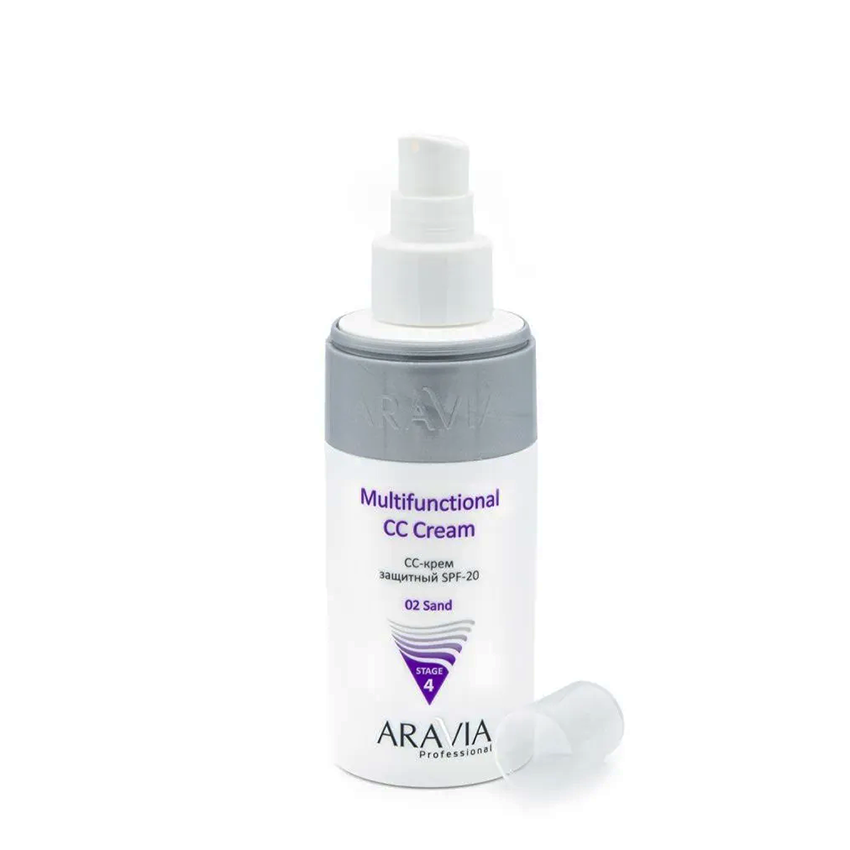 ARAVIA Professional СС-крем защитный SPF-20 / Multifunctional CC Cream, Sand 02 150 мл, фото 2