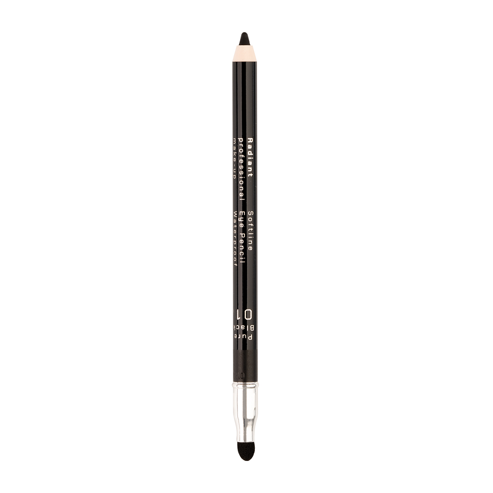 RADIANT PROFESSIONAL MAKE-UP Карандаш для глаз водостойкий, 01 черный / Softline Eye Pencil Waterproof 1,2 гр, фото 1