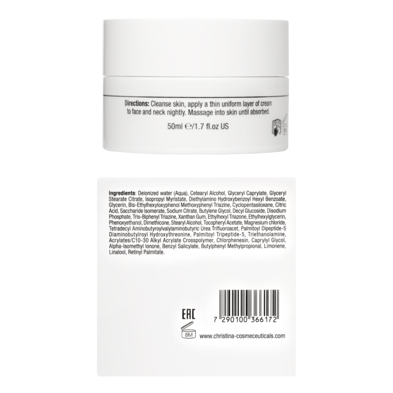 CHRISTINA Крем дневной гидрозащитный SPF 25 / Hydra-Protective Day Cream SPF-25, Forever Young 50 мл, фото 3