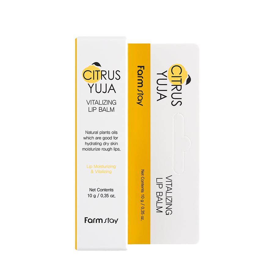 FARMSTAY Бальзам для губ с витаминами / Citrus Yuja Vitalizing Lip Balm 10 гр, фото 2