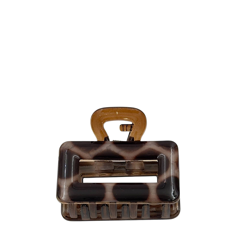 IWOU PROFESSIONAL Краб для волос Жираф коричневый 6,5*5см 1шт, фото 1