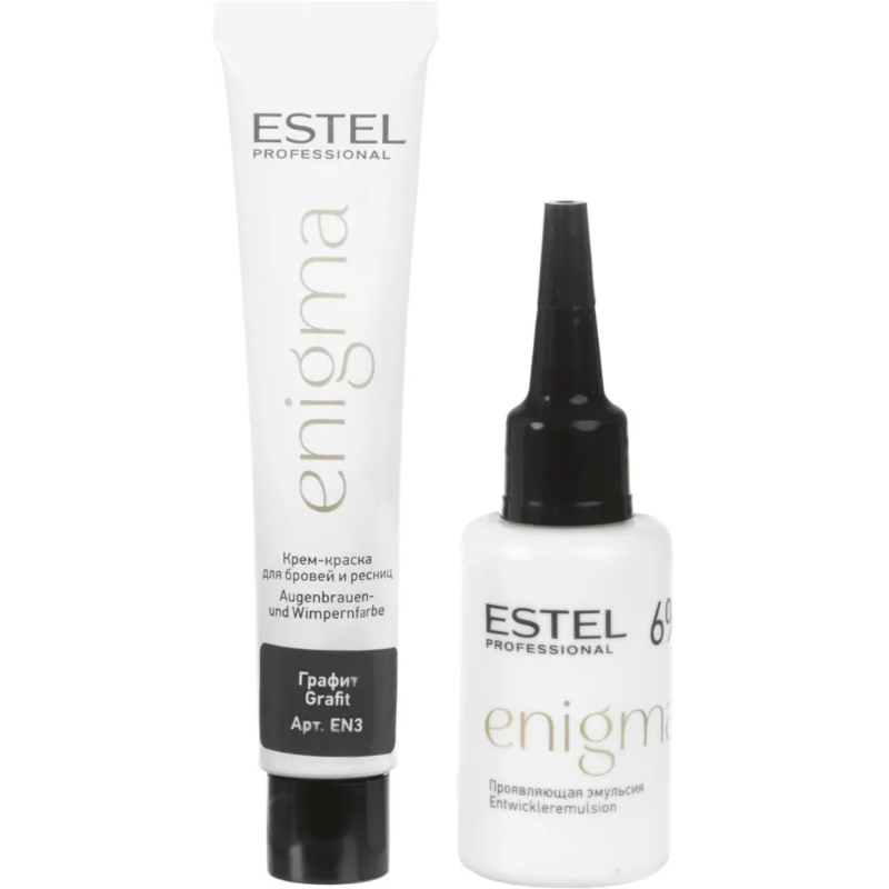 ESTEL PROFESSIONAL Краска для бровей и ресниц, графит / Enigma, фото 6