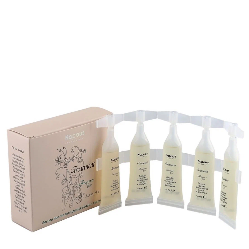 KAPOUS Лосьон против выпадения волос, в ампулах / Treatment 5*10 мл, фото 1