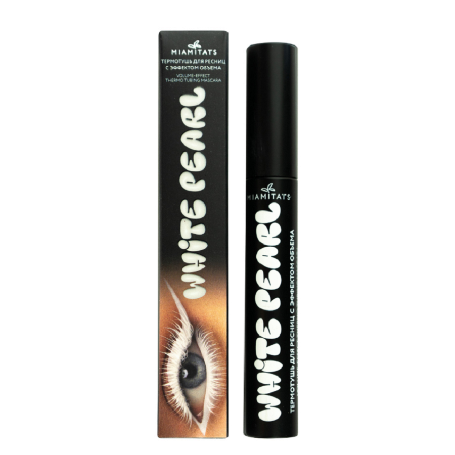 MIAMITATS Термотушь для ресниц, белая / White pearl 14 гр, фото 2