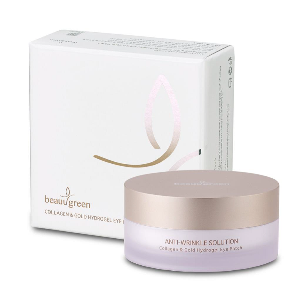 BEAUUGREEN Патчи гидрогелевые с коллагеном для глаз / Hydrogel Collagen & Gold EYE PATCH premium pack 60 шт, фото 1