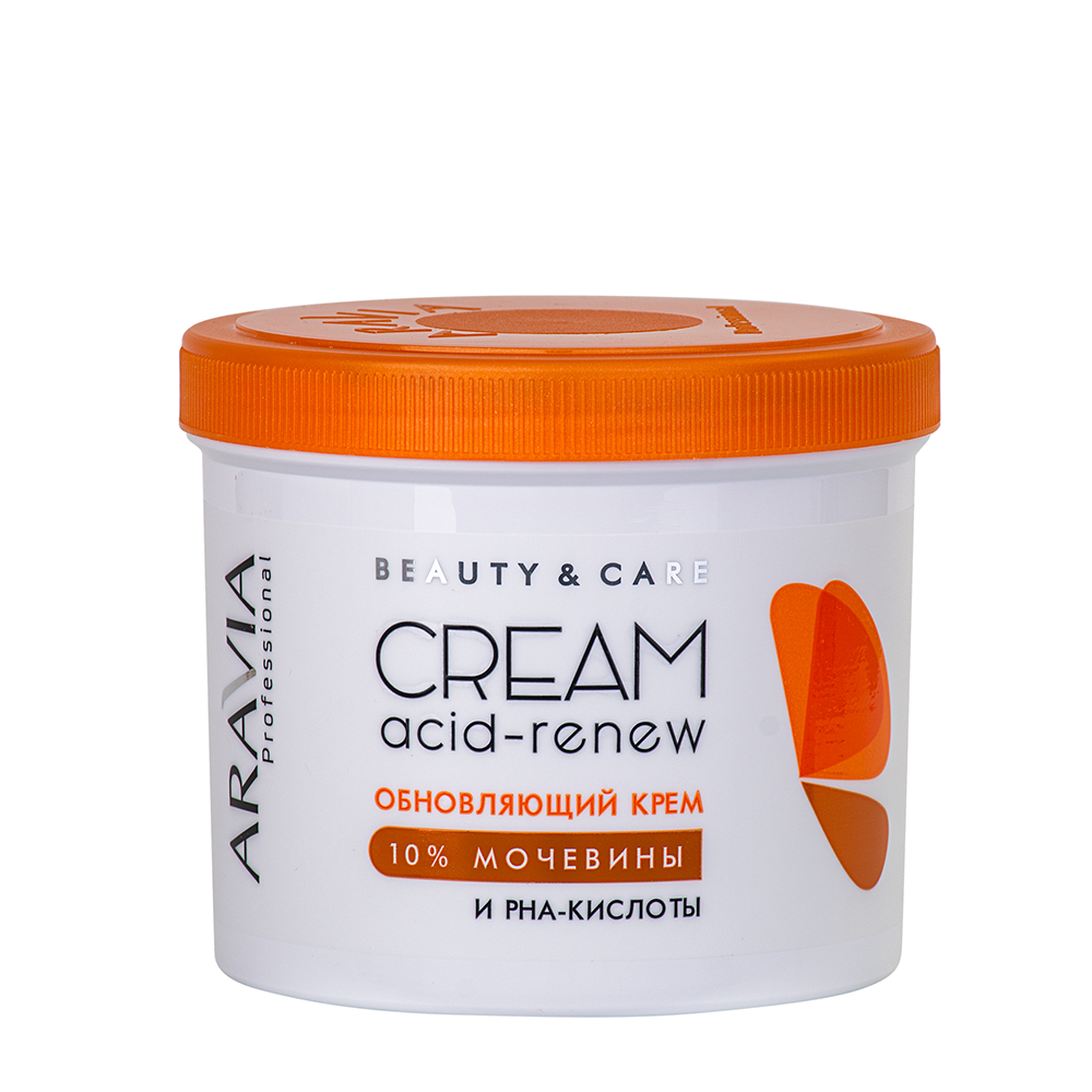 ARAVIA Professional Крем обновляющий с PHA-кислотами и мочевиной 10% / Acid-Renew Cream 550 мл, фото 1
