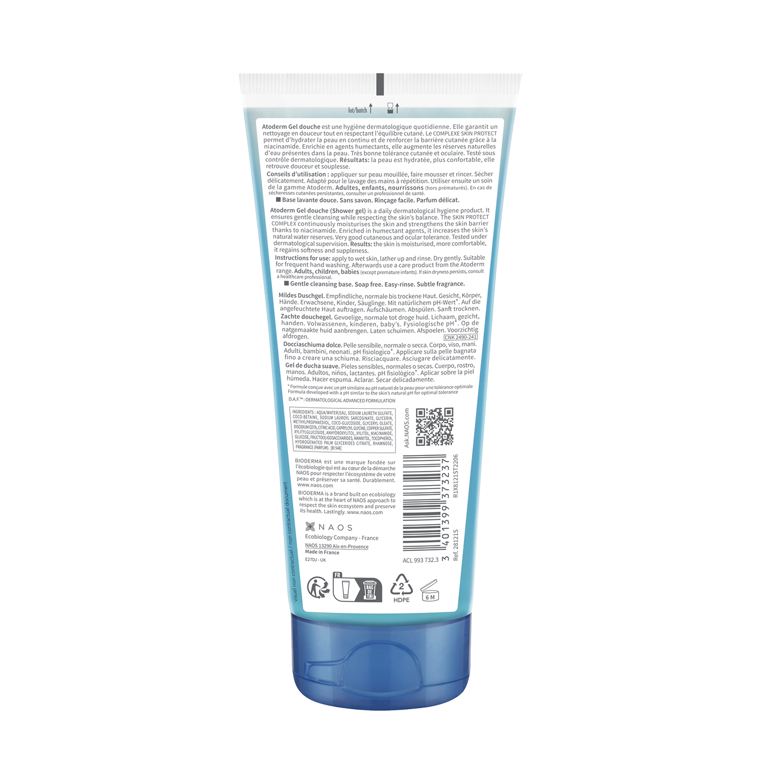 BIODERMA Гель для душа атодерм 200 мл, фото 3