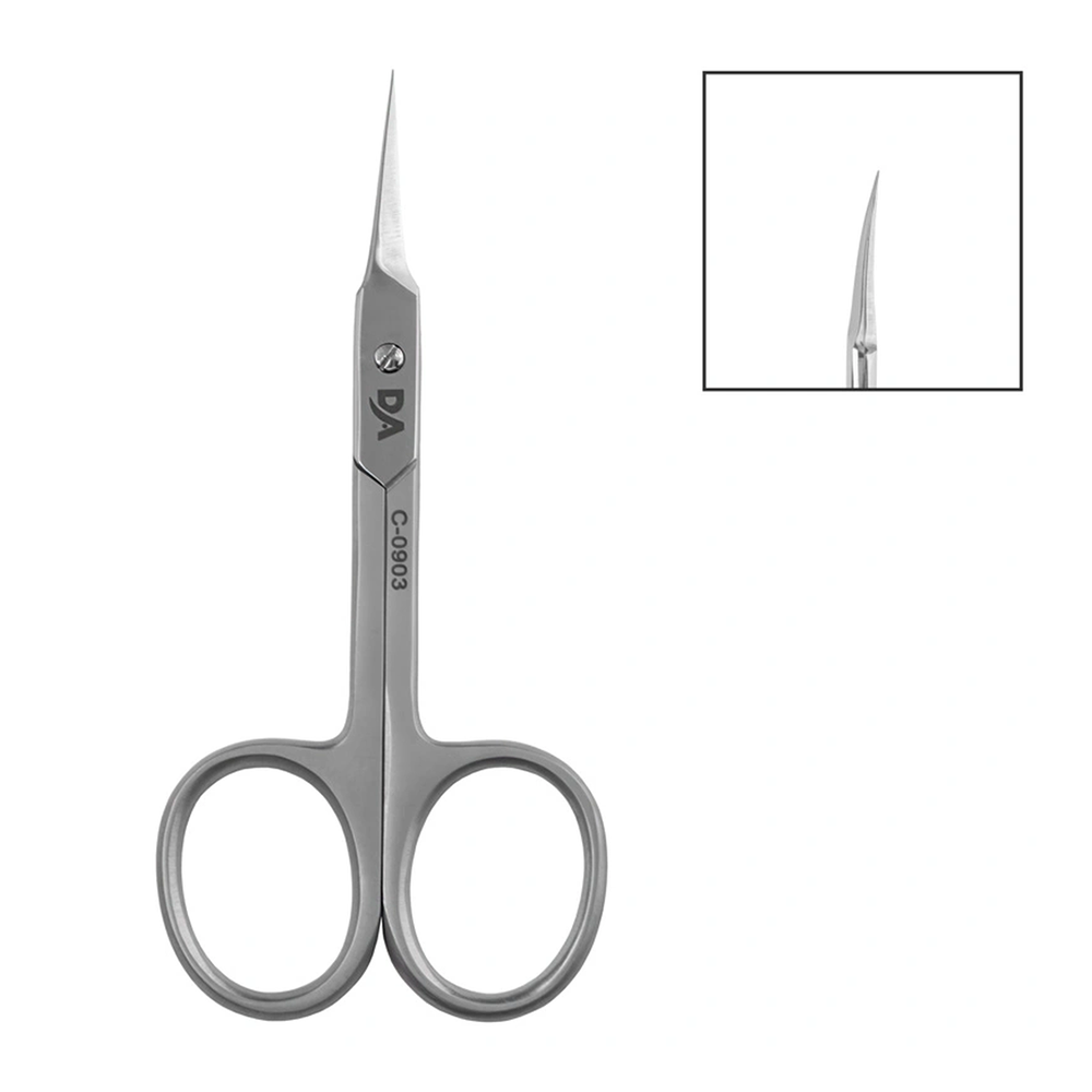 DR. ALEX Ножницы для кутикулы C-0903, студийная заточка, длина лезвия 26 мм, фото 2