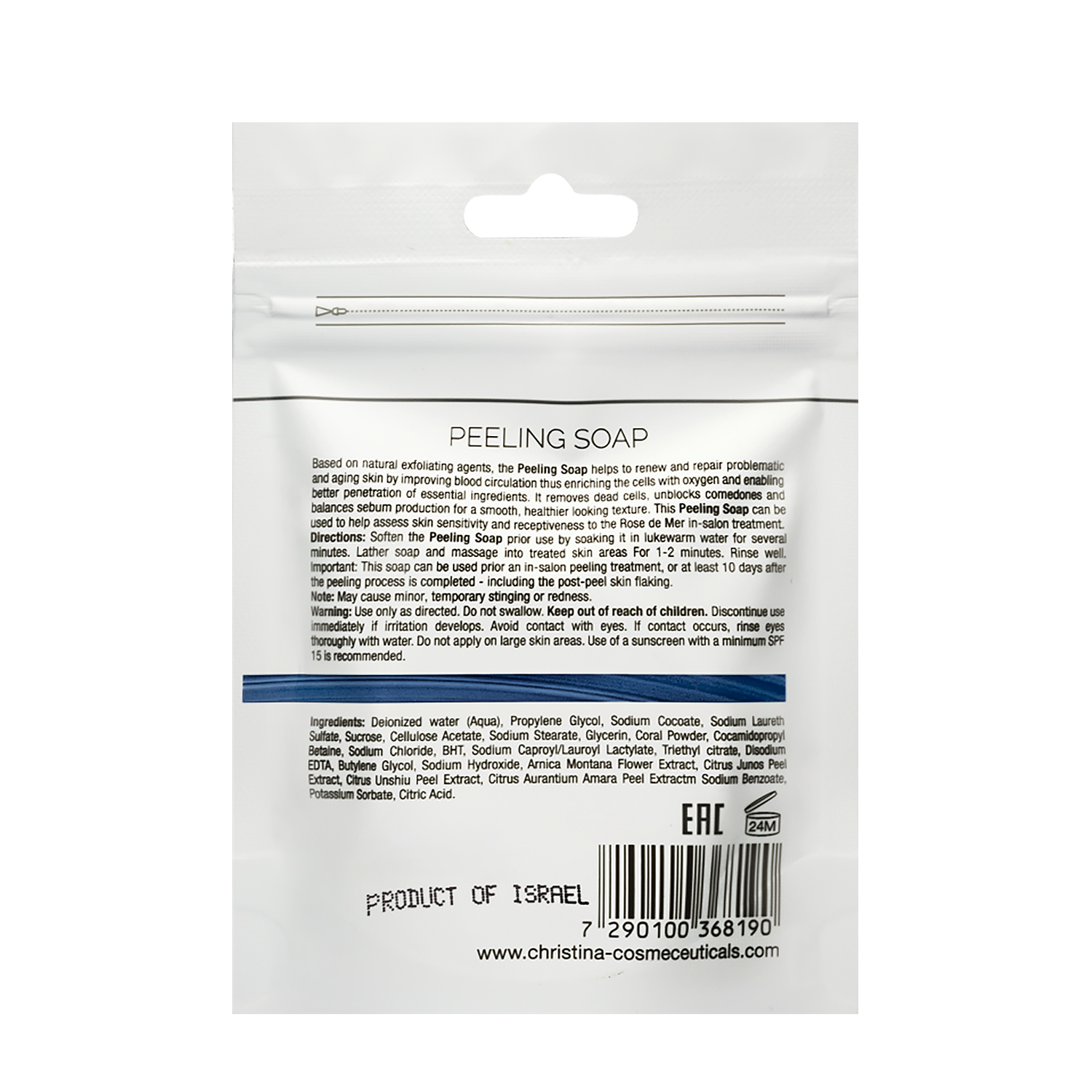 CHRISTINA Мыло пилинговое для лица / Peeling Soap Rose de Mer 30 гр, фото 6