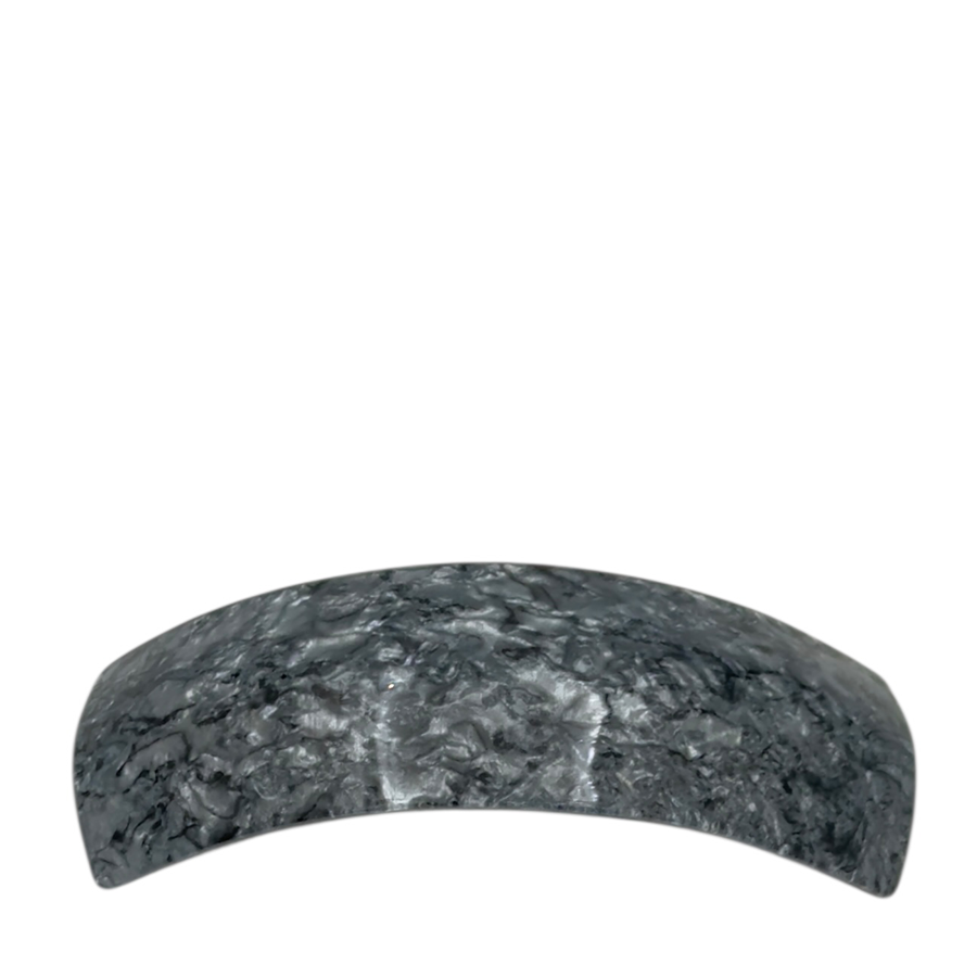 IWOU PROFESSIONAL Заколка - автомат Минерал прямоугольная графитовая 3*9,5см, фото 2