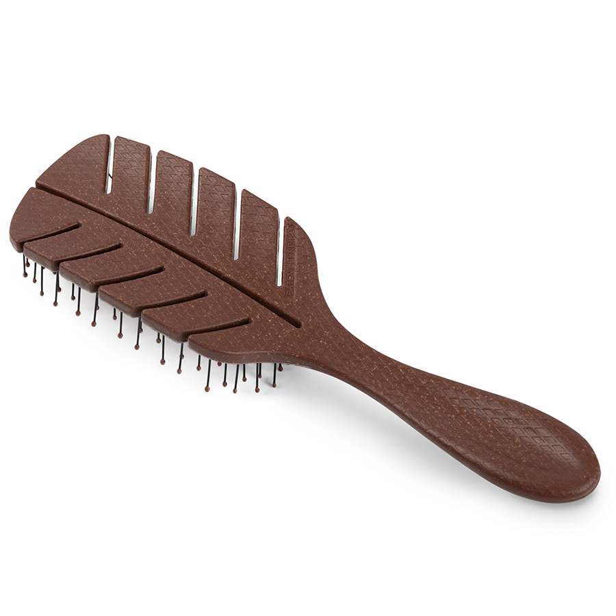 KOSMO SHTUCHKI Расчёска лепестковая 5439-M2, коричневая / KOSMO SHTUCHKI, фото 5