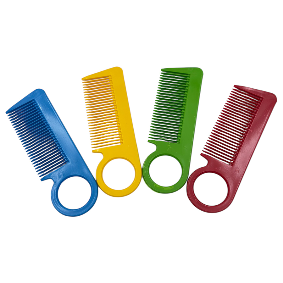 IWOU PROFESSIONAL Расческа с подвесом желтая 14см, фото 2