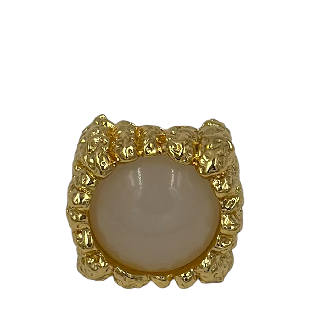 IWOU PROFESSIONAL Кольцо Королева в белом /золото, фото 1