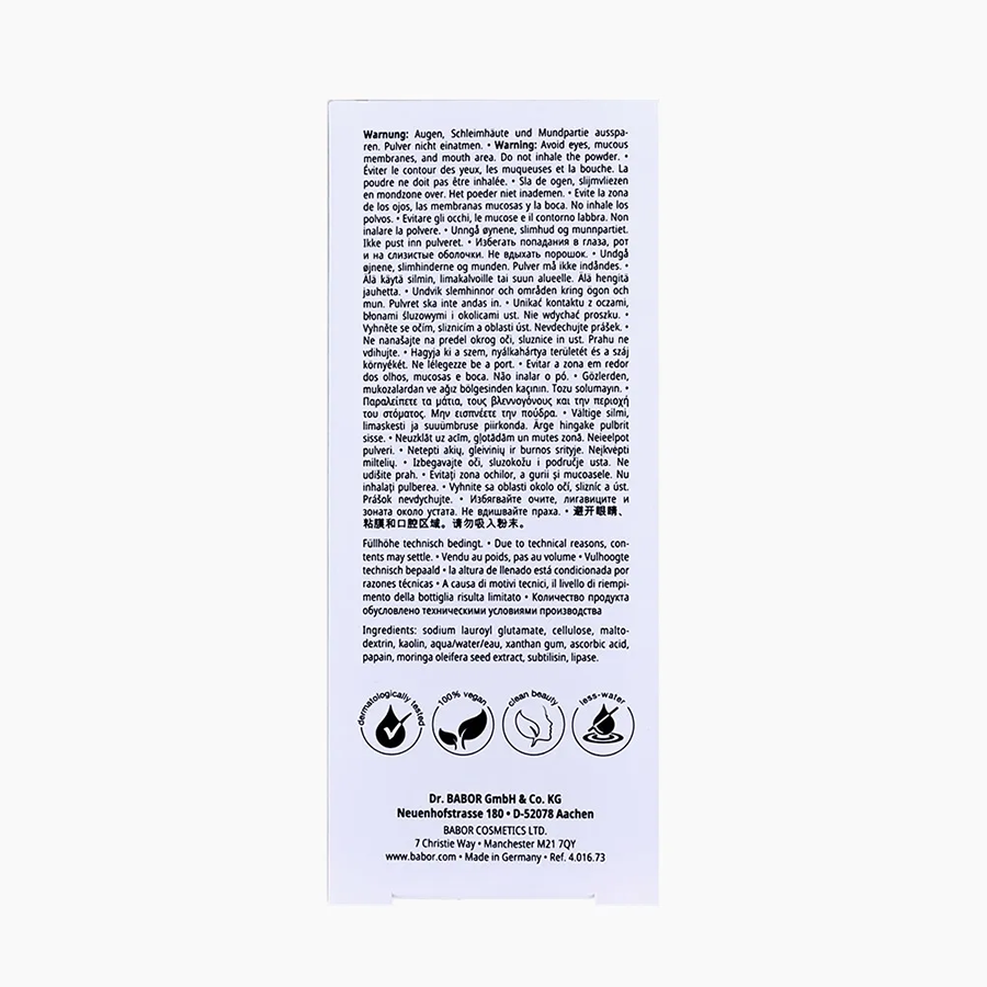 BABOR Пудра очищающая ферментная для лица / Refining Enzyme & Vitamin C Cleanser 40 гр, фото 3