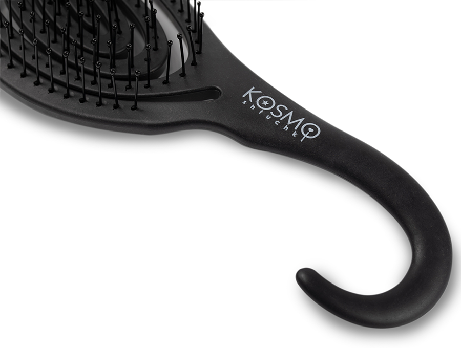 KOSMO SHTUCHKI Расческа с крючком, черная / KOSMO SHTUCHKI, фото 4