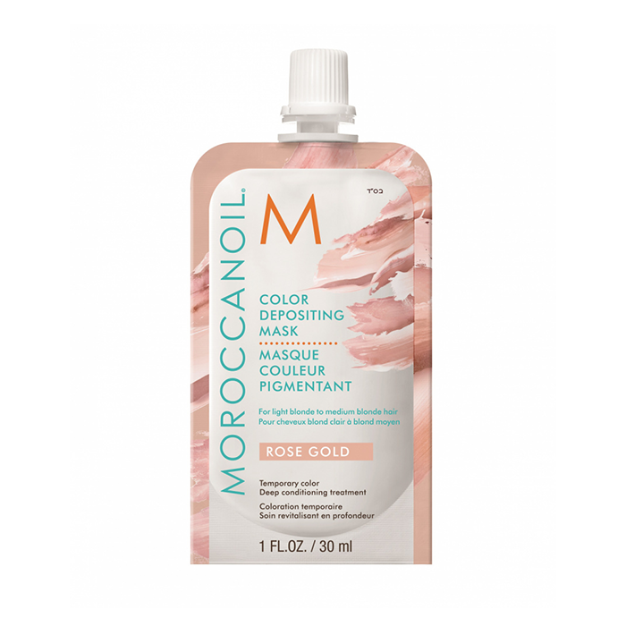 MOROCCANOIL Маска тонирующая для волос, розовое золото / COLOR DEPOSITING MASK ROSE GOLD 30 мл, фото 1